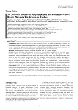 An Overview of Genetic Polymorphisms