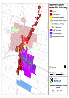 Welstandsnota Skarsterlân Gebiedsindeling Sint Nicolaasga