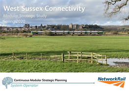 West Sussex Connectivity Modular Strategic Study Spring 2020