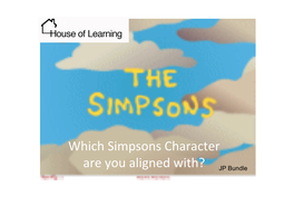 Simpsons Personality Typesjpb