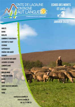 ECHOS DES MONTS ET LACS Janvier 2020