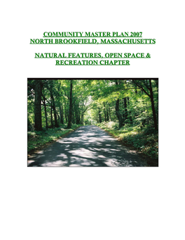 Natural Features, Open Space and Recreation Chapter