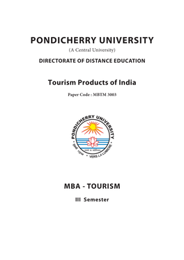 Tourism Products of India