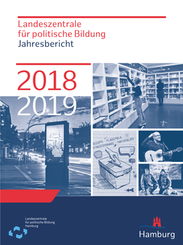 Jahresbericht 2018/2019 Der Landeszentrale Für Politische Bildung