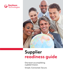 Supplier Readiness Guide