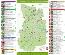 Carte Des Producteurs En Pyrénées Cathares