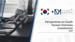 South Korean Investor Primer