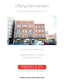 240 Main Condo Investment Package