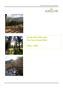 DRAFT B6 South West Munster Forest Plan 2021-2025