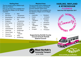 Harling, Wayland & Wymondham Flexibus