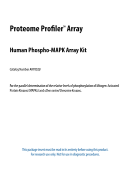 Human Phospho-MAPK Array Kit