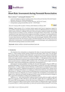 Heart Rate Assessment During Neonatal Resuscitation