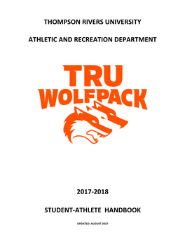 Student-Athlete Handbook