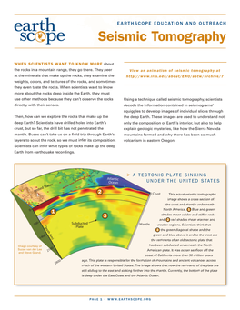 Seismic Tomography