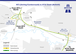 Journeys from M73 East