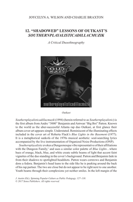 12. “Shadowed” Lessons of Outkast's