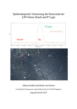 Spektroskopische Untersuchung Der LBV-Sterne Deneb Und P Cygni