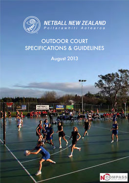 Outdoor Court Specifications & Guidelines