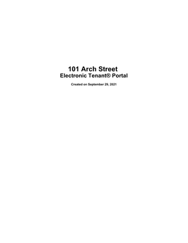 Download 101 Arch Street Electronic Tenant® Portal