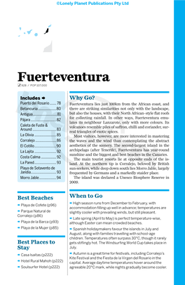 Fuerteventura 928 / Pop 107,000