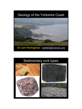 Geology of the Yorkshire Coast Sedimentary Rock Types