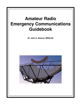 Amateur Radio Emergency Communications Guidebook