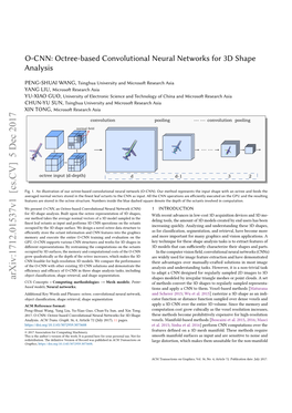 Octree-Based Convolutional Neural Networks for 3D Shape Analysis