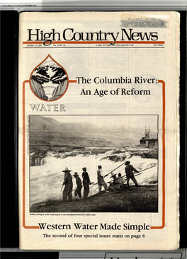 High Country News Vol. 18.19, Oct. 13, 1986