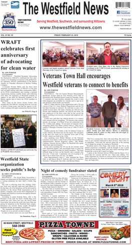 Veterans Town Hall Encourages Westfield Veterans to Connect To