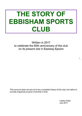 Ebbisham Sports Club