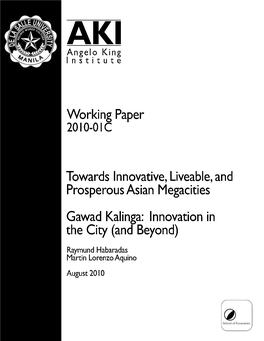 Gawad Kalinga (GK) Is an Innovative Approach That Could Be the Key to Solving Poverty and Homelessness in the Philippines