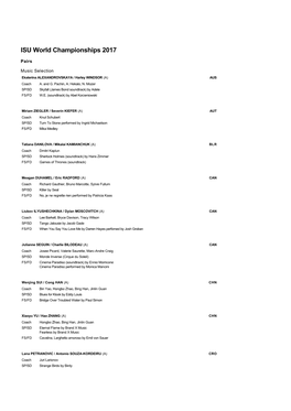 ISU World Championships 2017
