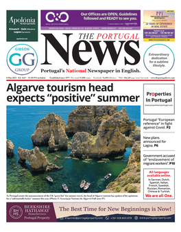 Algarve Tourism Head Expects
