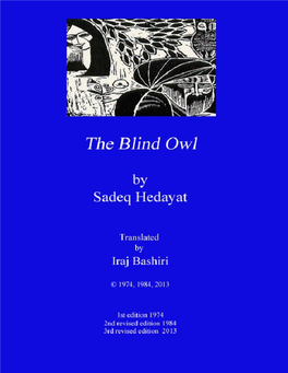 The Blind Owl by Sadeq Hedayat