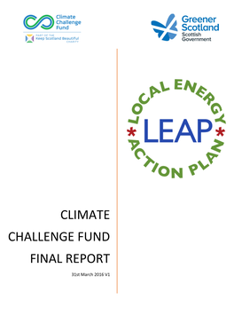 Climate Challenge Fund Final Report