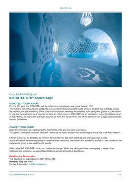 ICEHOTEL´S 30Th Anniversary!