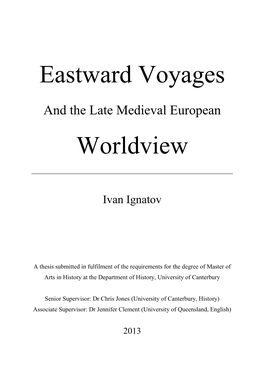 Eastward Voyages Worldview