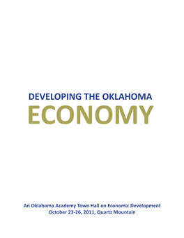 Developing the Oklahoma Economy