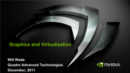 Graphics and Virtualization