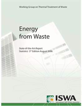 Energy from Waste