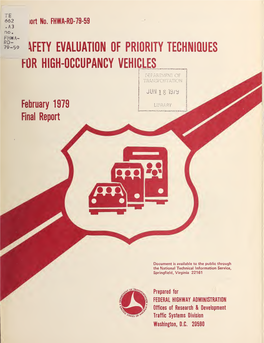 Safety Evaluation of Priority Techniques for High-Occupancy Vehicles