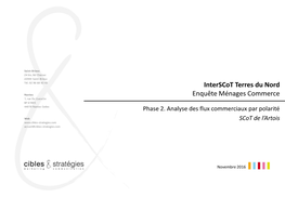 Interscot Terres Du Nord Enquête Ménages Commerce
