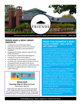 Friends Newsletter