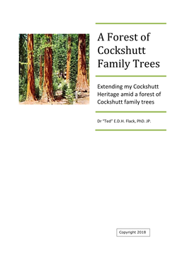 A Forest of Cockshutt Family Trees