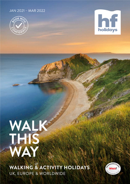 Walking & Activity Holidays Uk, Europe & Worldwide Welcome