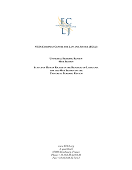 4, Quai Koch 67000 Strasbourg, France Phone:+33 (0)3.88.24.94.40 Fax:+33 (0)3.88.22.74.12