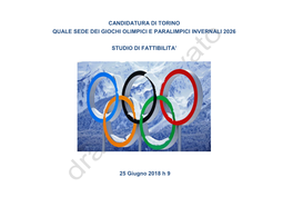Candidatura Di Torino Quale Sede Dei Giochi Olimpici E Paralimpici Invernali 2026