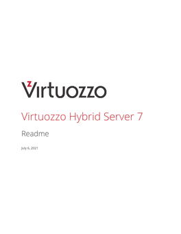 Virtuozzo Hybrid Server 7