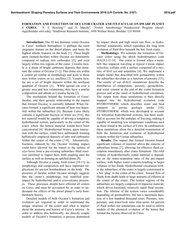 Formation and Evolution of Occator Crater and Its Faculae on Dwarf Planet 1 Ceres