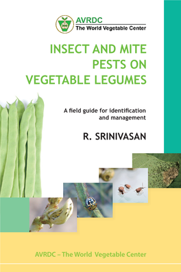 Insect and Mite Pests on Vegetable Legumes